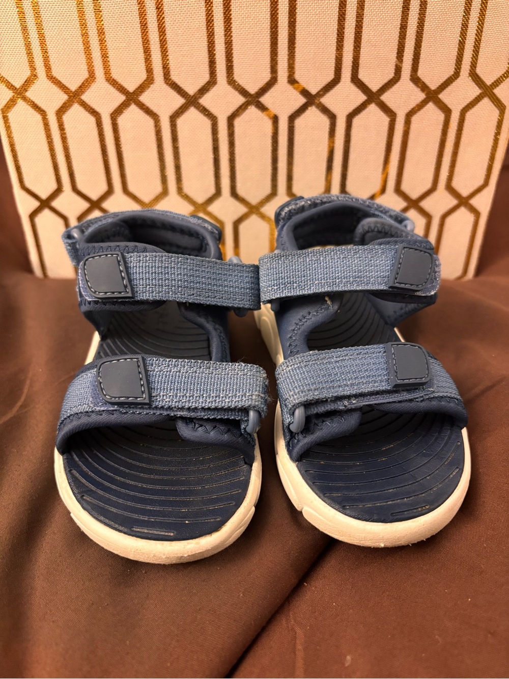 Cat & Jack Navy Blue Adjustable Strap Kids Sandals